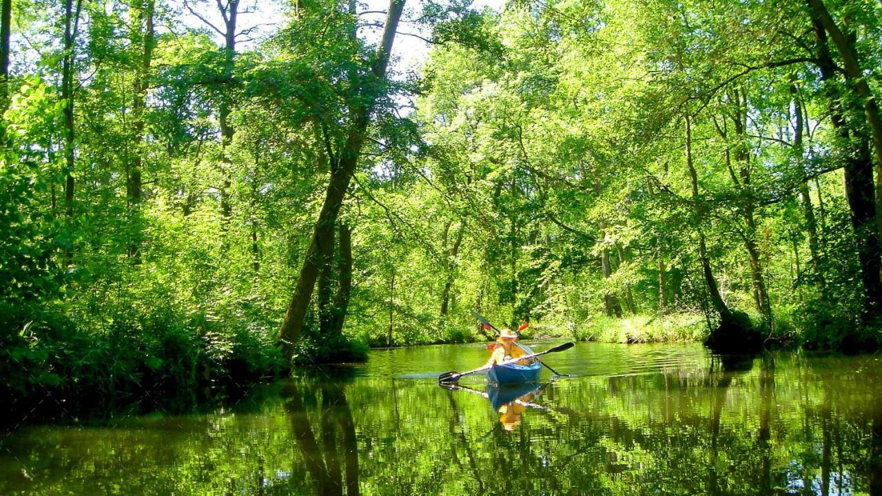 Janischs Fewo Im Spreewald, Terrasse, Grosser Garten Und Blick Inklusive Unterspreewald Exterior photo